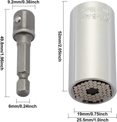 Gator-Grip® Universal Socket with Adaptor